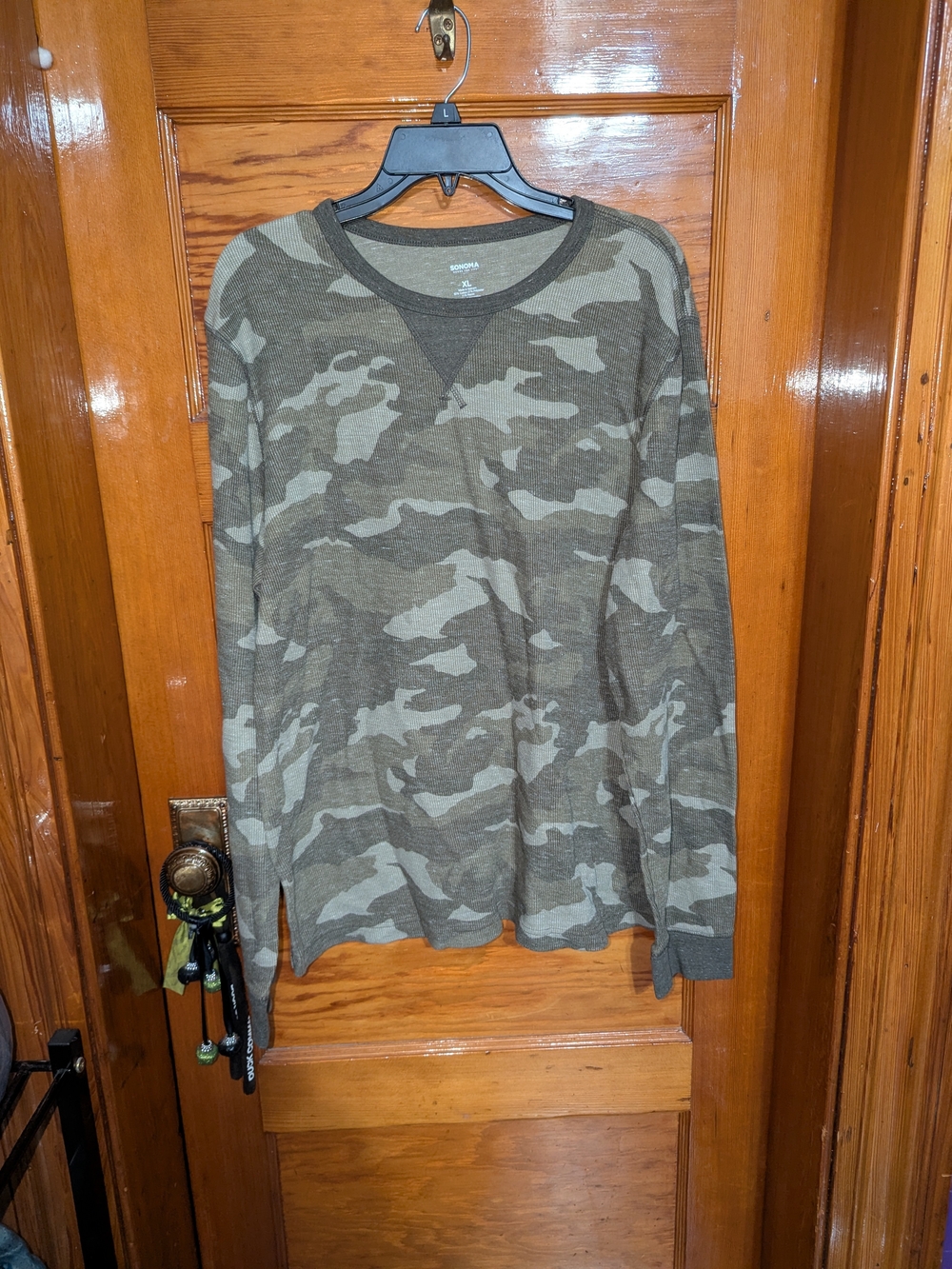 Sonoma Olive & Khaki Camo Long Sleeve Shirt